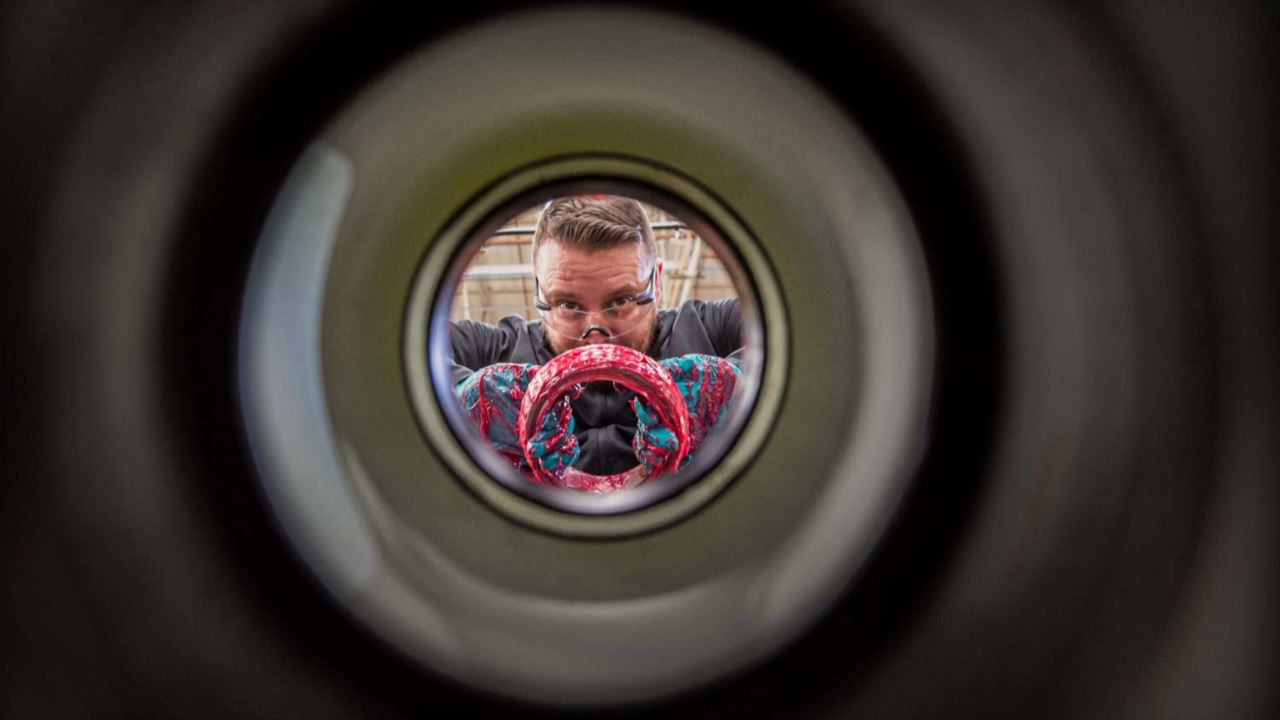 Meggitt people doing meggitt things wheel hub